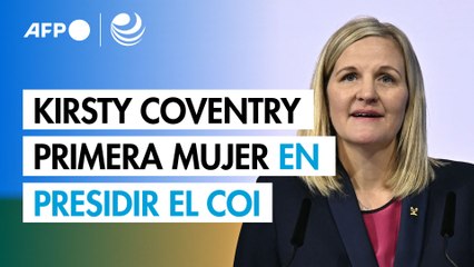 Kirsty Coventry hace historia al convertirse en la primera mujer en presidir el COI