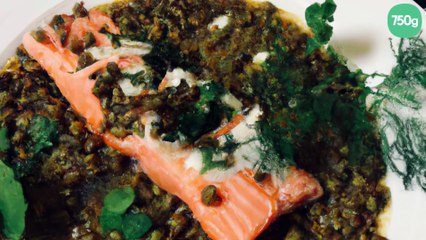 Saumon rapide aux lentilles