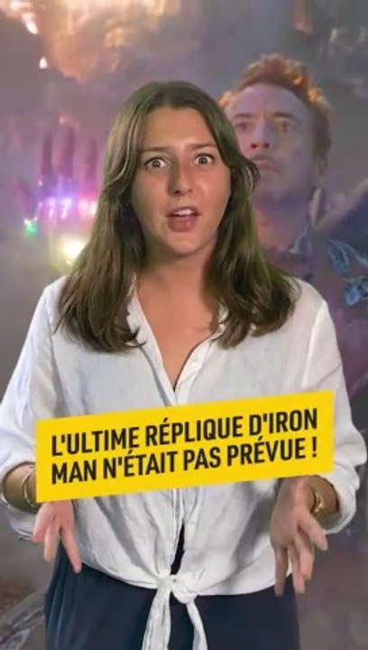 Fou Mais Vrai : la dernière réplique de Iron Man n'était pas prévue !