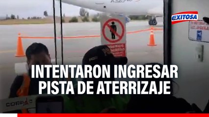 Tensión en Jauja: Pasajeros varados intentaron tomar pista de aterrizaje del aeropuerto