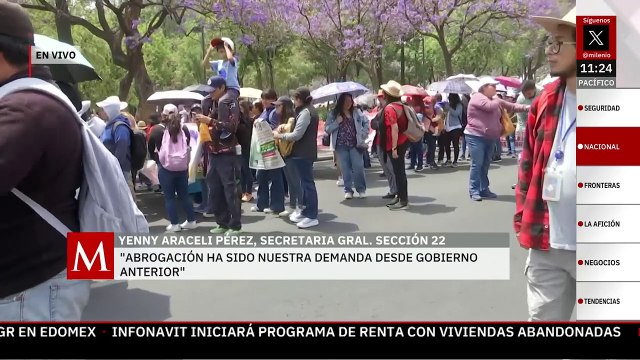 Nuestra demanda es la abrogación de la ley del ISSSTE del 2007: Sección 22 CNTE