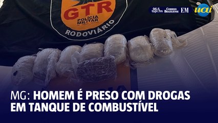Homem é preso com R$ 100 mil em drogas no tanque de combustível