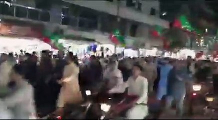 The large number of people participating and the enthusiasm in the "Release Imran Khan" grand rally proved that Karachi belongs to the Kaptaan!*