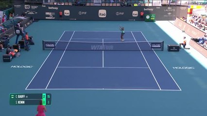Miami - Gauff inflige une véritable leçon à Kenin