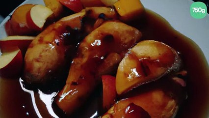 Chapon aux pommes et miel