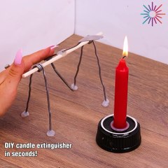 Sometimes, the simplest tools make the coolest DIYs 🕯️🥄