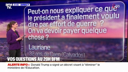 VOS QUESTIONS - Effort de guerre, on va devoir payer quelque chose ?