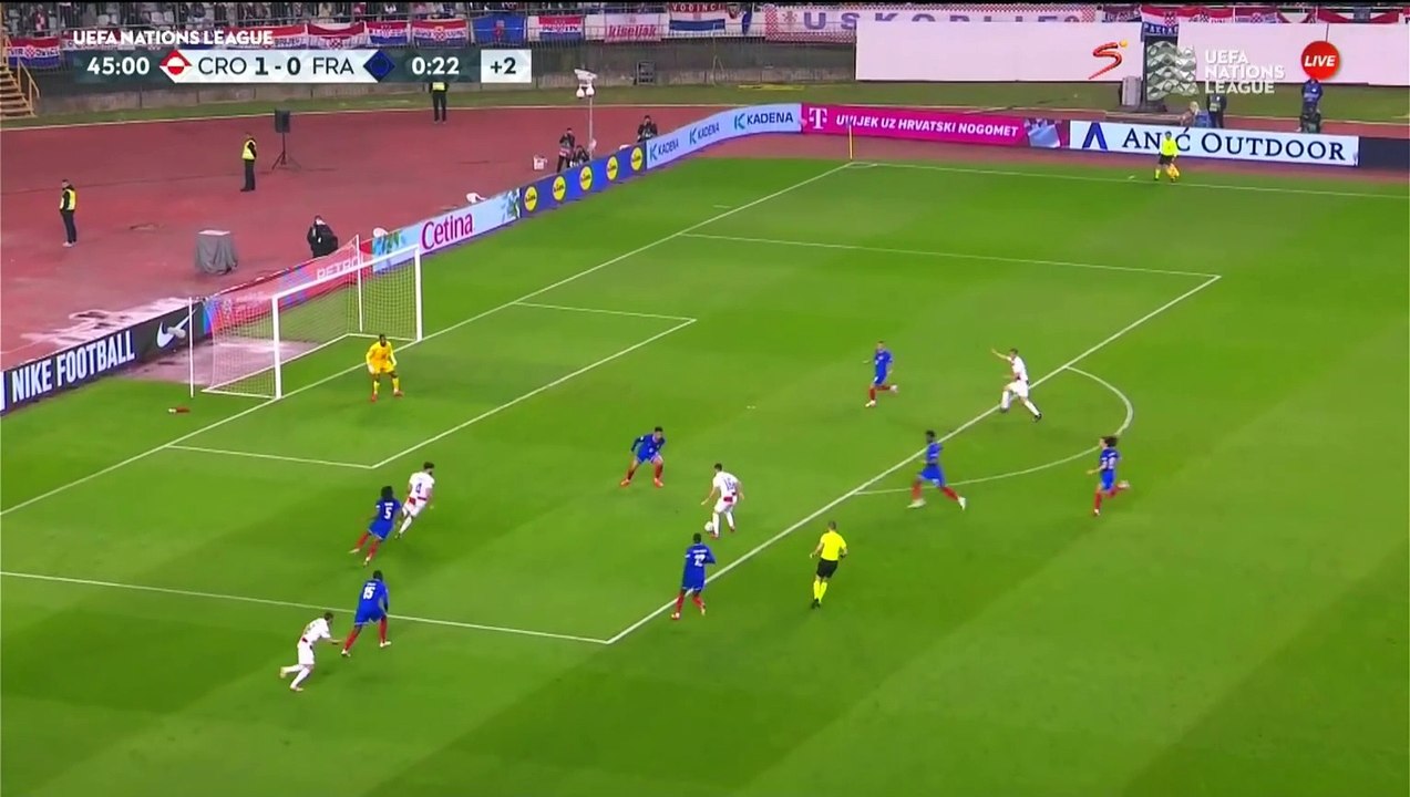Goal: Croatia [2] - 0 French • 7bong.com