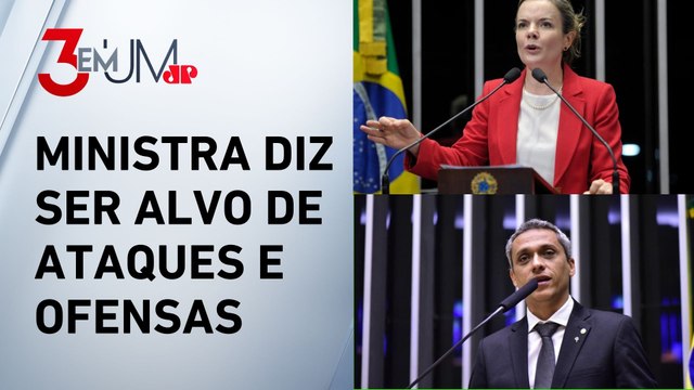 Gleisi apresenta queixa-crime contra Gustavo Gayer após polêmica