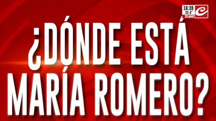 ¿Dónde esta María Romero? Encontraron una zapatilla en el rastrillaje