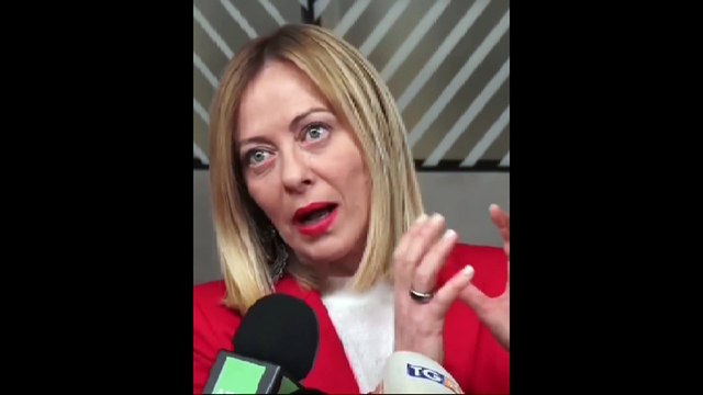 Bruxelles - Consiglio europeo, il punto stampa di Giorgia Meloni (20.03.2