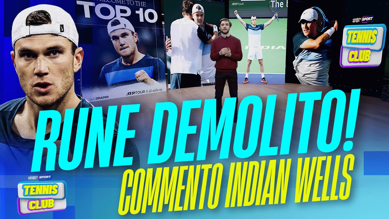 Draper DOMINA Indian Wells! Rune DEMOLITO, Alcaraz BATTUTO: Nasce una NUOVA STELLA del Tennis?
