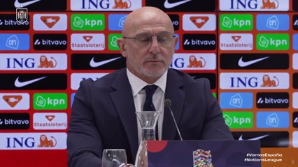 De la Fuente, rueda de prensa completa tras el Países Bajos 2- España 2 de la Liga de las Naciones
