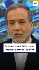 Trump’s nuclear talks letter ‘more of a threat’: Iran FM