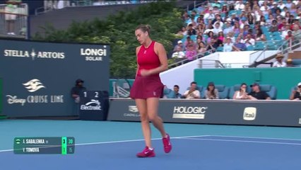 Sabalenka bounces back in Miami after Indian Wells heartbreak