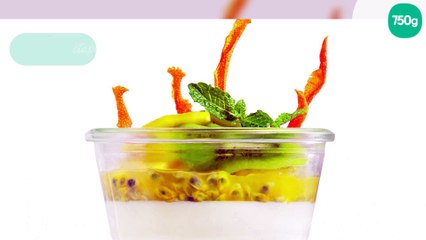 Panacotta aux fruits de la passion