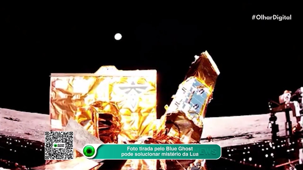 Foto tirada pelo Blue Ghost pode solucionar mistério da Lua