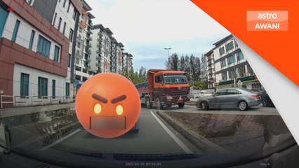 Pemandu lori ditahan memandu lawan arus