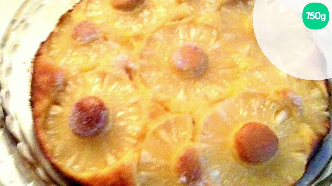 Tarte sucrée aux ananas