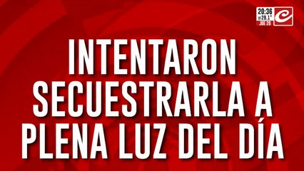 Intentaron secuestrar a una mujer a plena luz del día