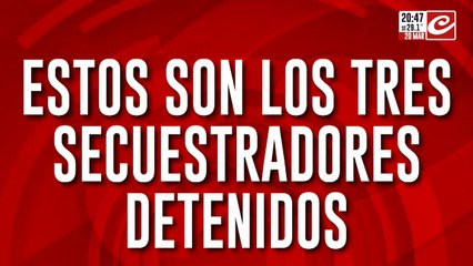 Estos son los tres sescuestradores detenidos