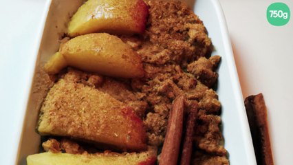 Crumble poires & cannelle