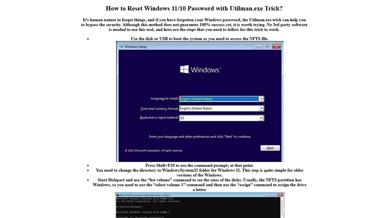 How to Reset Windows 11-10 Password