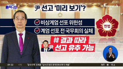 한덕수 탄핵심판, 尹 선고 예고편 되나?