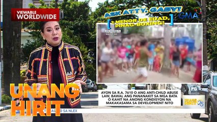#AskAttyGaby— 2 menor de edad, pinag-boxing | Unang Hirit