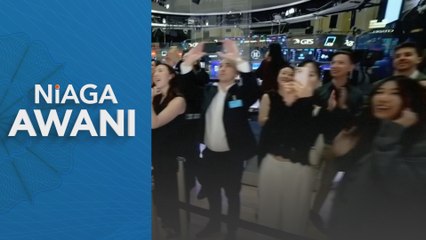 Pasaran saham AS ditutup sedikit rendah di tengah kebimbangan tarif