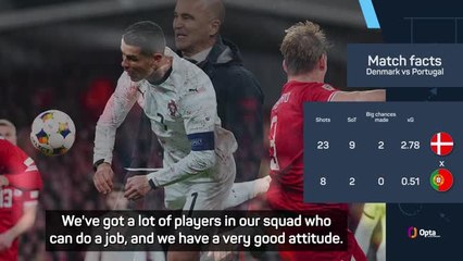 Denmark defeat 'worst performance since I've been Portugal boss' - Martinez