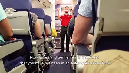 Funniest Flight Attendant Ever