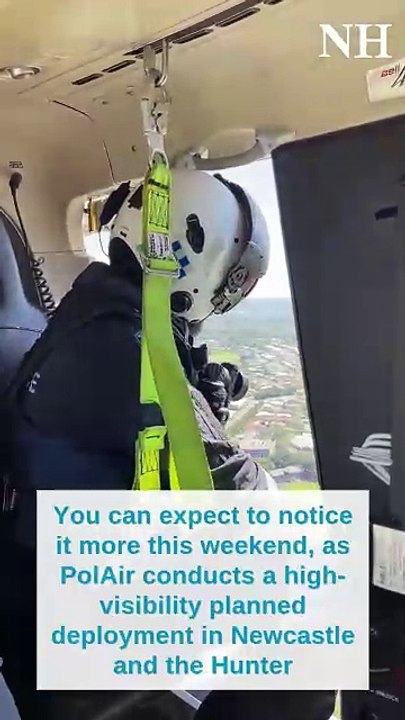 Police helicopter deployed in Newcastle - Newcastle Herald - March 21, 2025