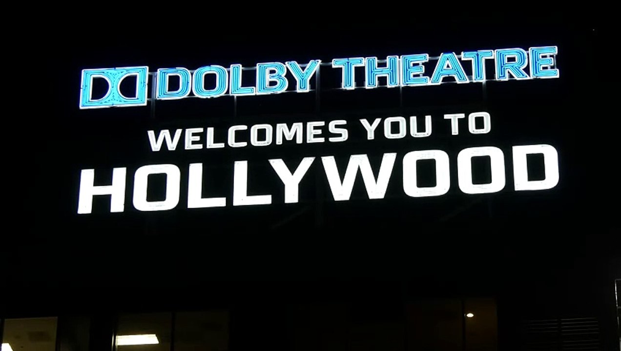 Los Angeles Hollywood Welcome Sign Zoom In