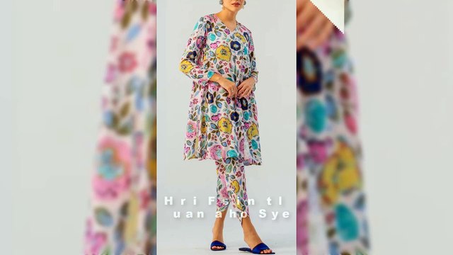 Very Simple Printed Dress Designs For Girls||Printed Dress Easy Designing Ideas For Girls