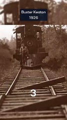 One of Buster Keaton's craziest stunts