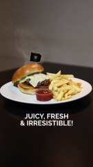 🔥 Fresh Food Café – Where Burgers Come to Life! 🍔✨