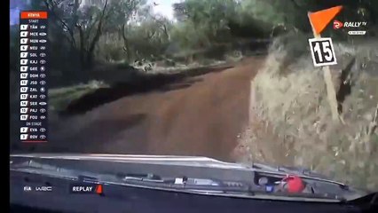 WRC Kenya 2025 SS4 Rovanpera Spin