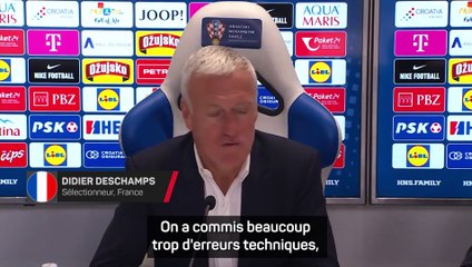 Deschamps : "C'était très laborieux"