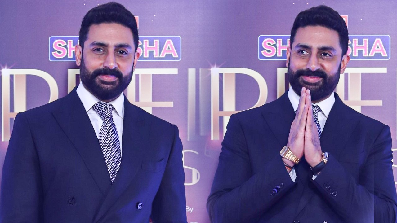 Abhishek Bachchan’s Kind Gesture To Paps At Showsha Reel Awards