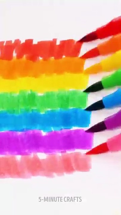 Let's brighten up your boring days with rainbow school hacks🌈✨ #shorts
