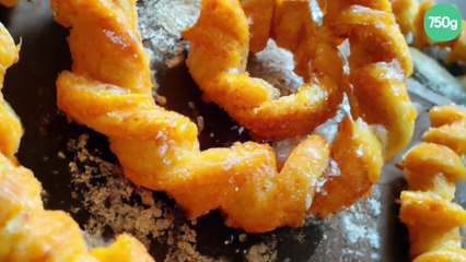 Torsade croustillante au parmesan et curry