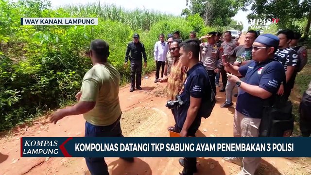 Kompolnas Datangi Lokasi Sabung Ayam TKP Penembakan 3 Polisi