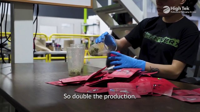 Automated Cannabis Weighing and Packaging Machine - High Tek USA