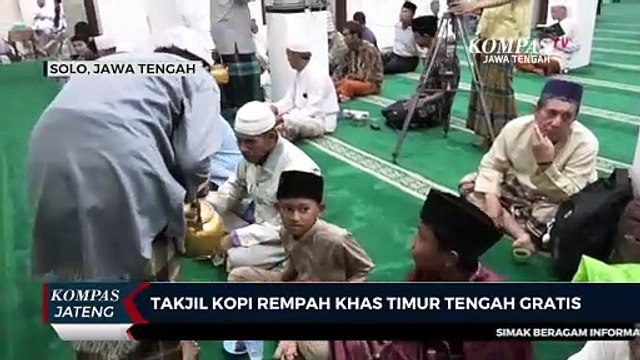 Takjil Kopi Rempah Khas Timur Tengah Gratis