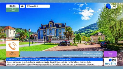 Casino d'Allevard : des travaux à 5 millions d'euros pour rénover l'établissement