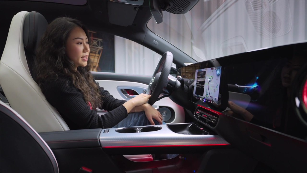 Der neue Mercedes-Benz CLA - Intelligente Navigation, die mit maßgeschneiderter Routenführung von Google Maps Vertrauen schafft