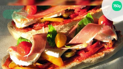 Tartine méditerranéenne au chèvre