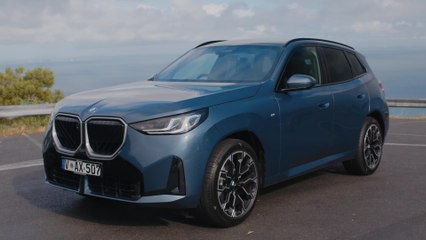 BMW X3 20i xDrive Design Preview in Arctic Race Blue Metallic