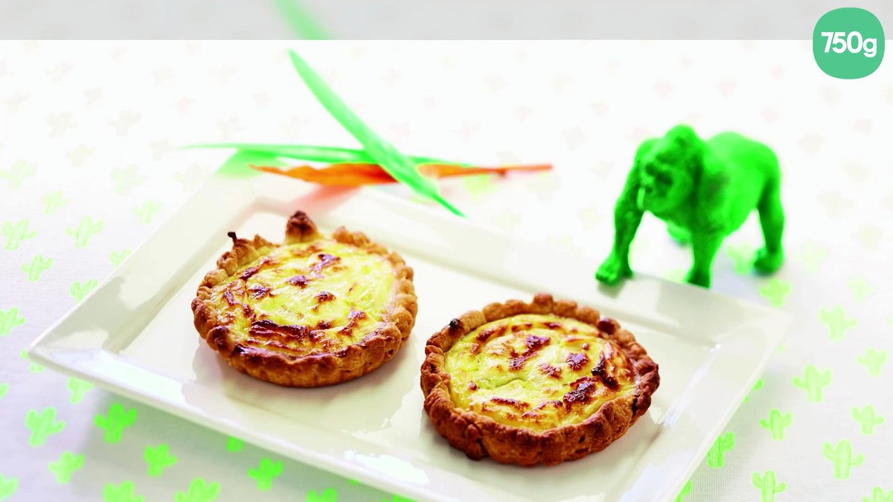 Petites quiches Endives et fromage frais